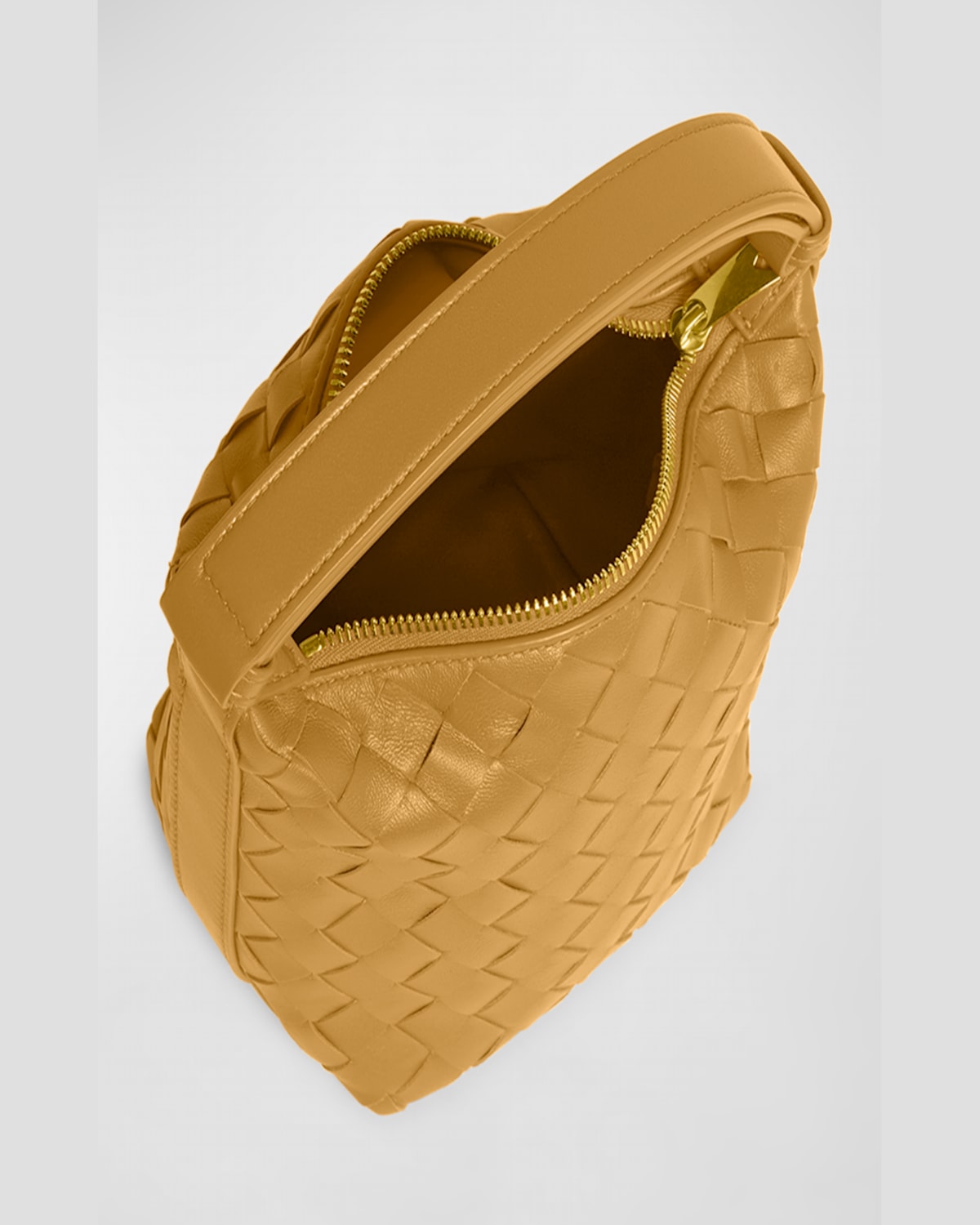 Bottega Veneta Candy Wallace Bag In Dark Praline