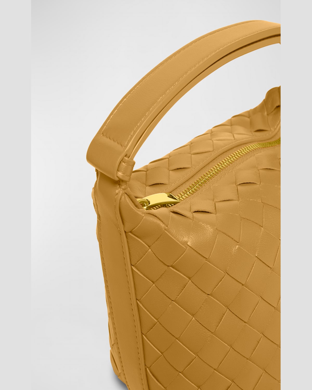 Bottega Veneta Candy Wallace Bag In Dark Praline