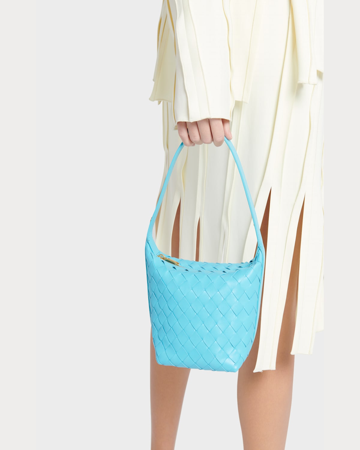 Bottega Veneta Candy Wallace Bag In Dip-gold