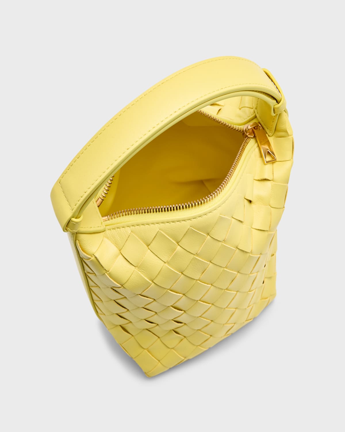 Bottega Veneta Candy Wallace Bag In Dark Praline