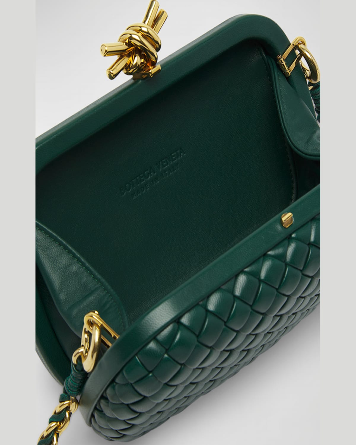 Bottega Veneta Knot Bag In Madder Brown