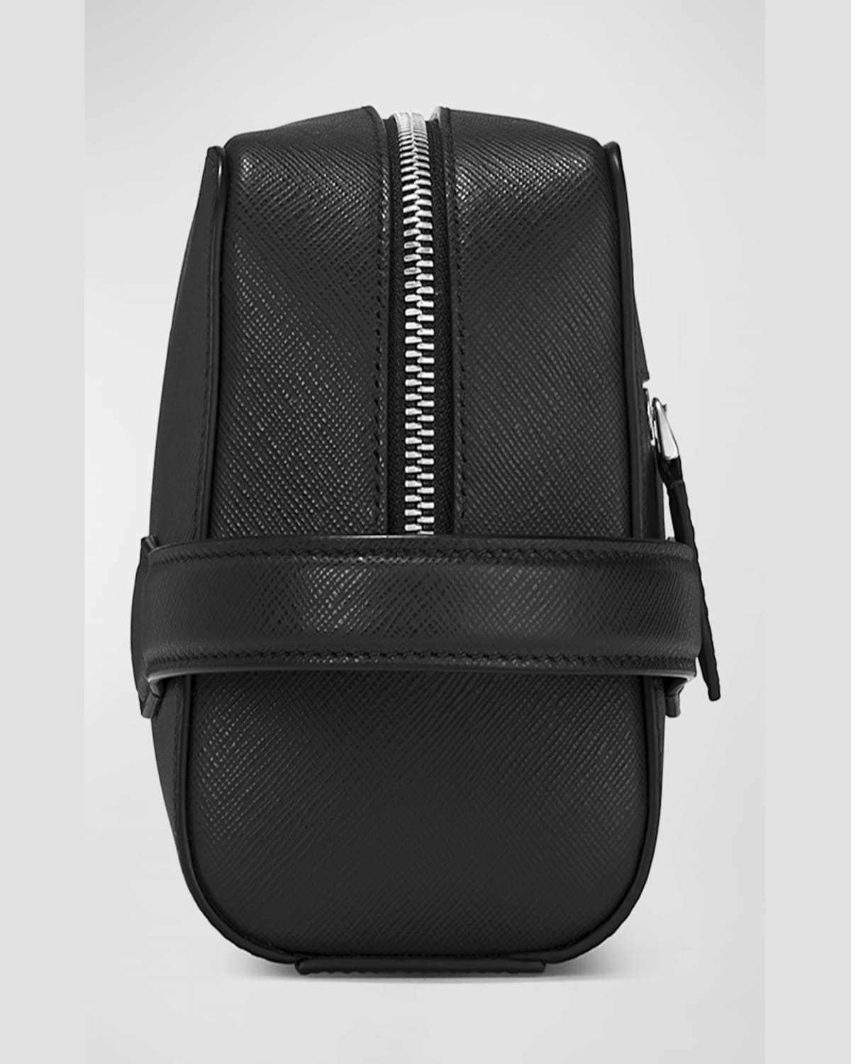 Montblanc Men's Sartorial Saffiano Leather Toiletry Bag In Black