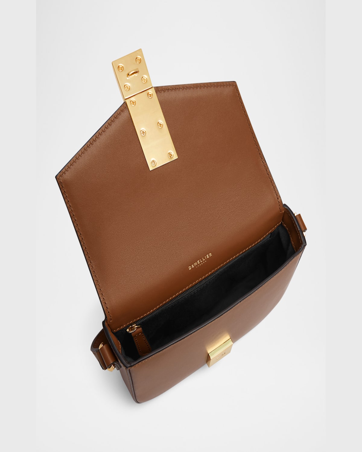 DEMELLIER THE SMALL VANCOUVER LEATHER CROSSBODY BAG 