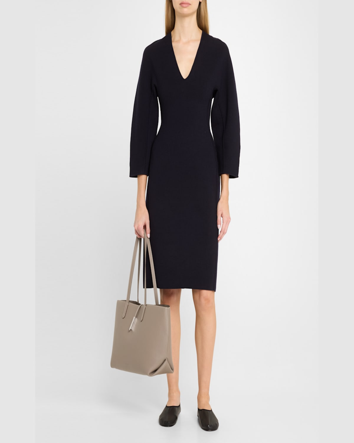 Demellier Leather Shoulder Bags In Mocha Suede