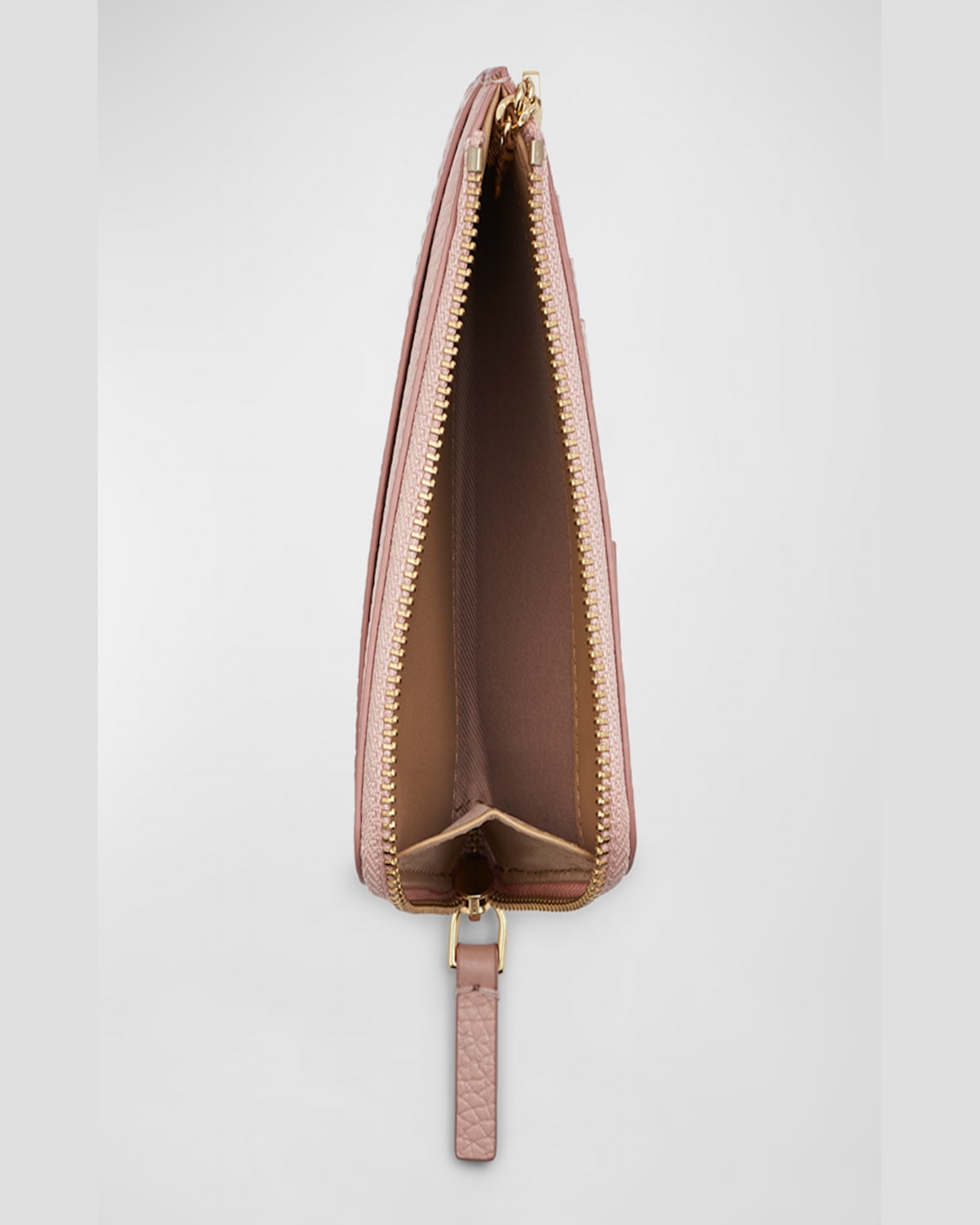 Marc Jacobs The Top Zip Multi Leather Wallet In Ribbon Pink