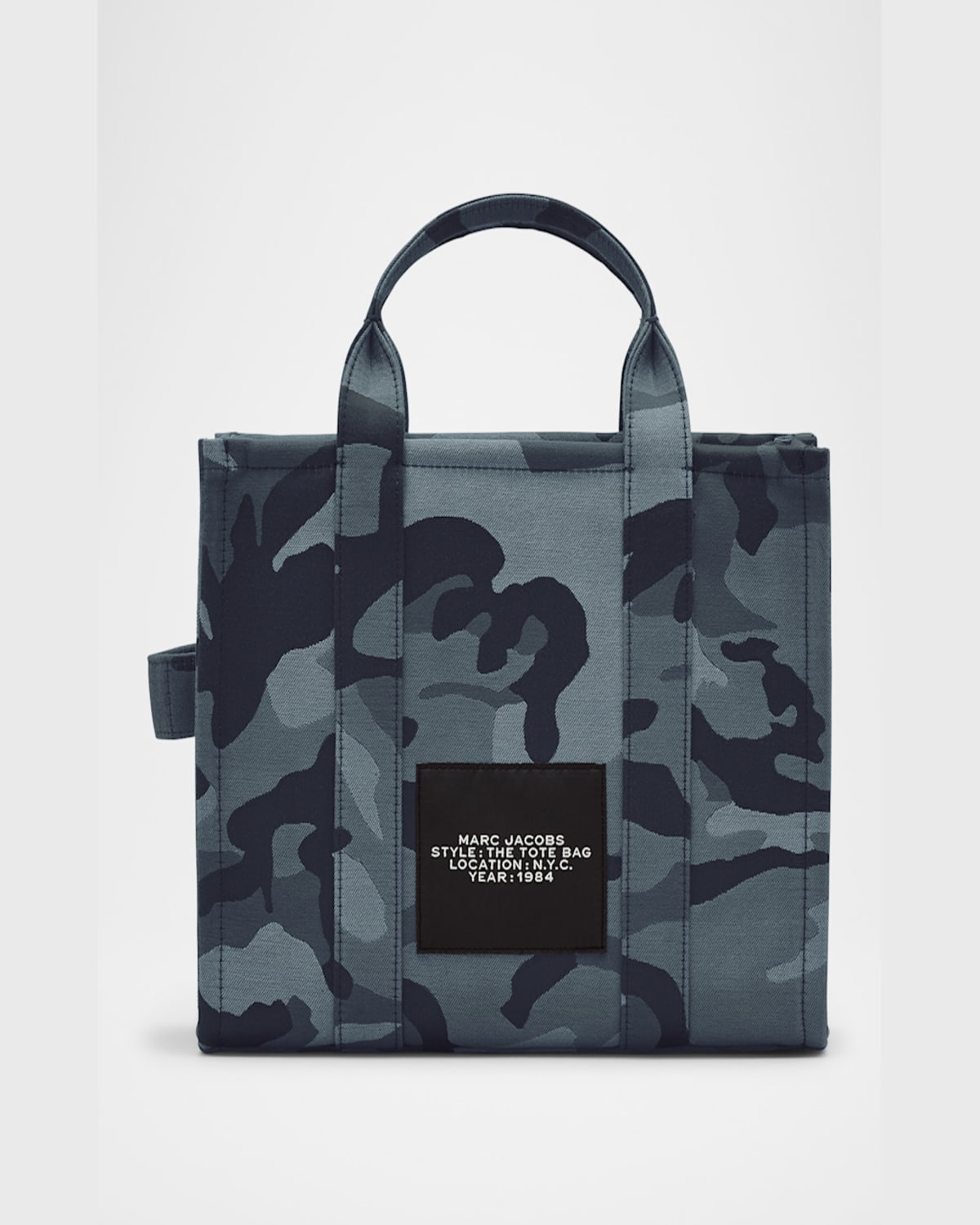 Marc Jacobs The Medium Tote Bag Camouflage In Blue In Multi