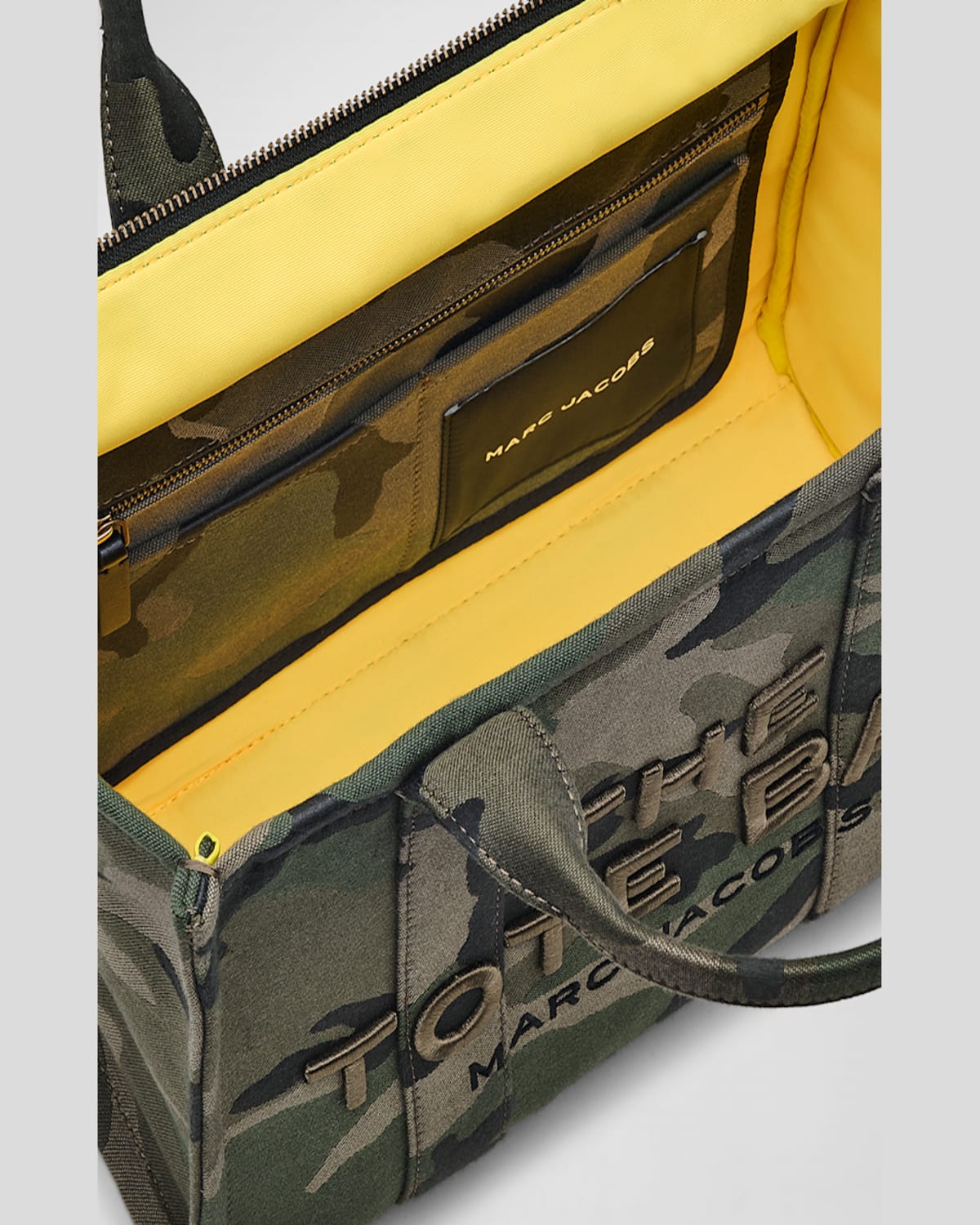Marc Jacobs The Medium Tote Bag Camouflage In Blue In Multi