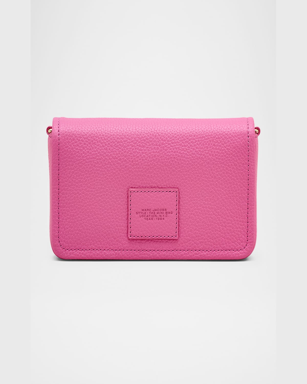 Marc Jacobs The Mini Bag Leather Crossbody Bag In Pink