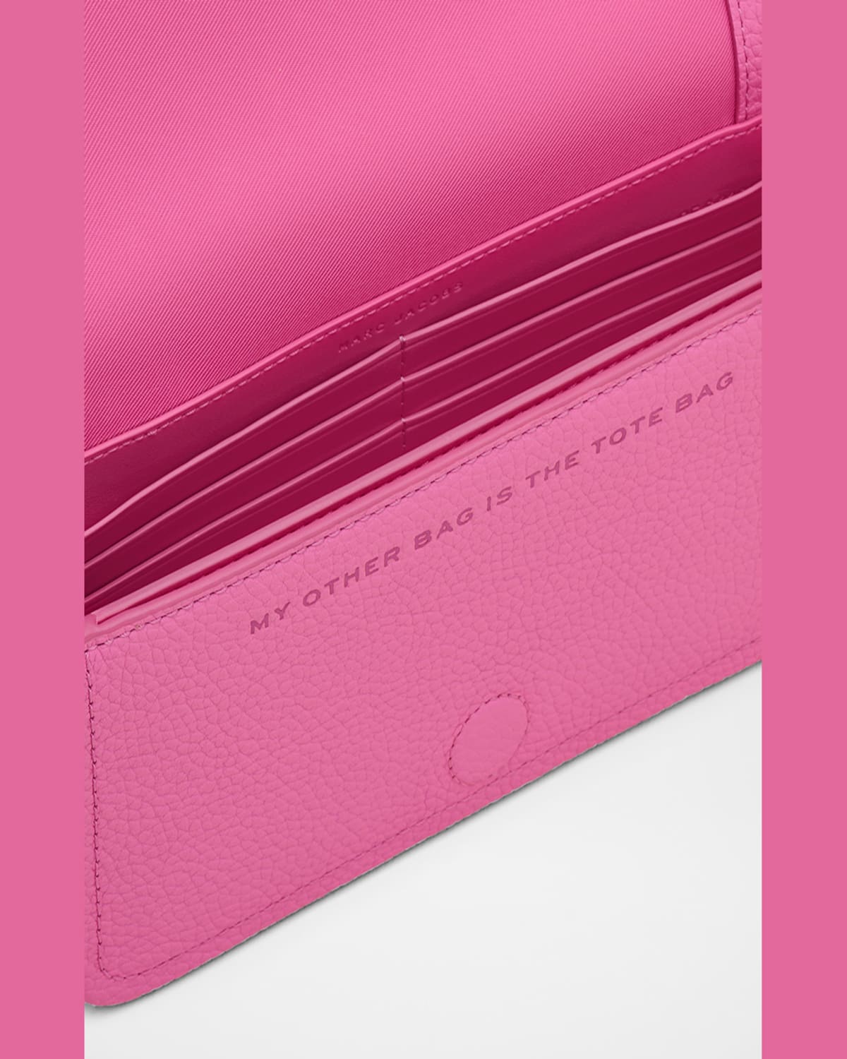 Marc Jacobs The Mini Bag Leather Crossbody Bag In Pink