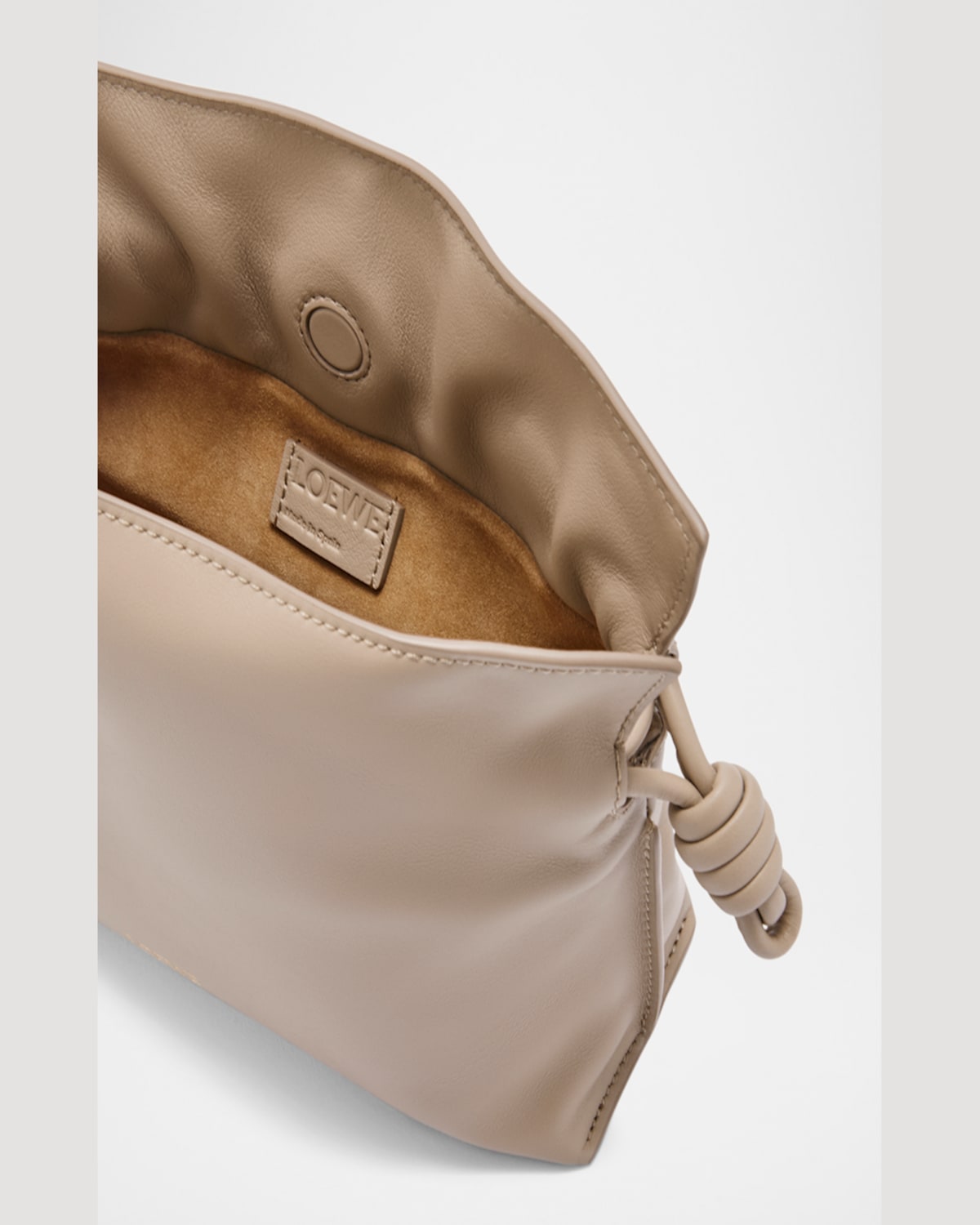 Loewe Flamenco Mini Clutch Bag In Napa Leather In Sand