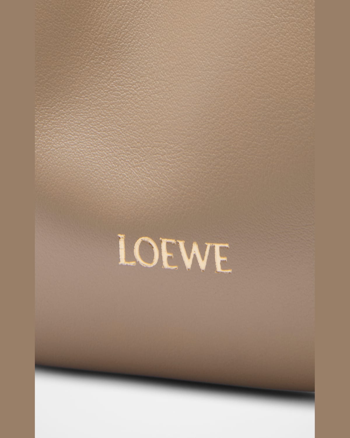 Loewe Flamenco Mini Clutch Bag In Napa Leather In Sand