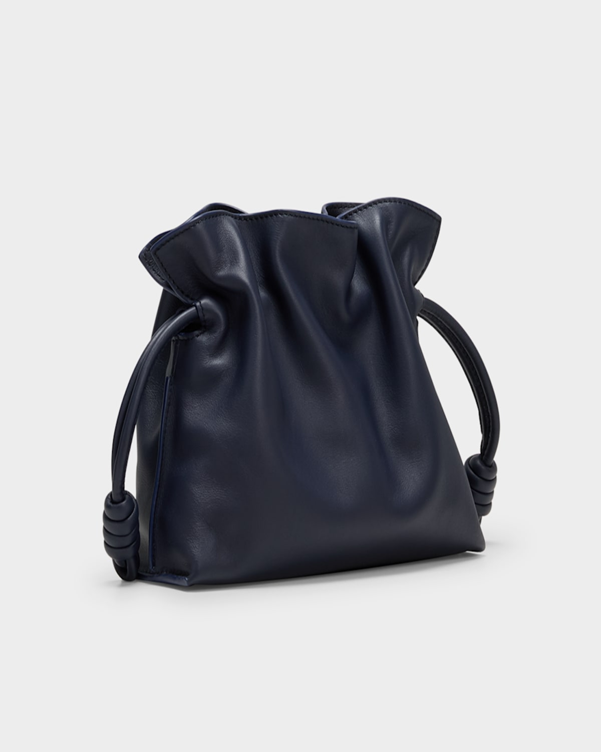 Loewe Flamenco Mini Clutch Bag In Napa Leather In Abyss Blue
