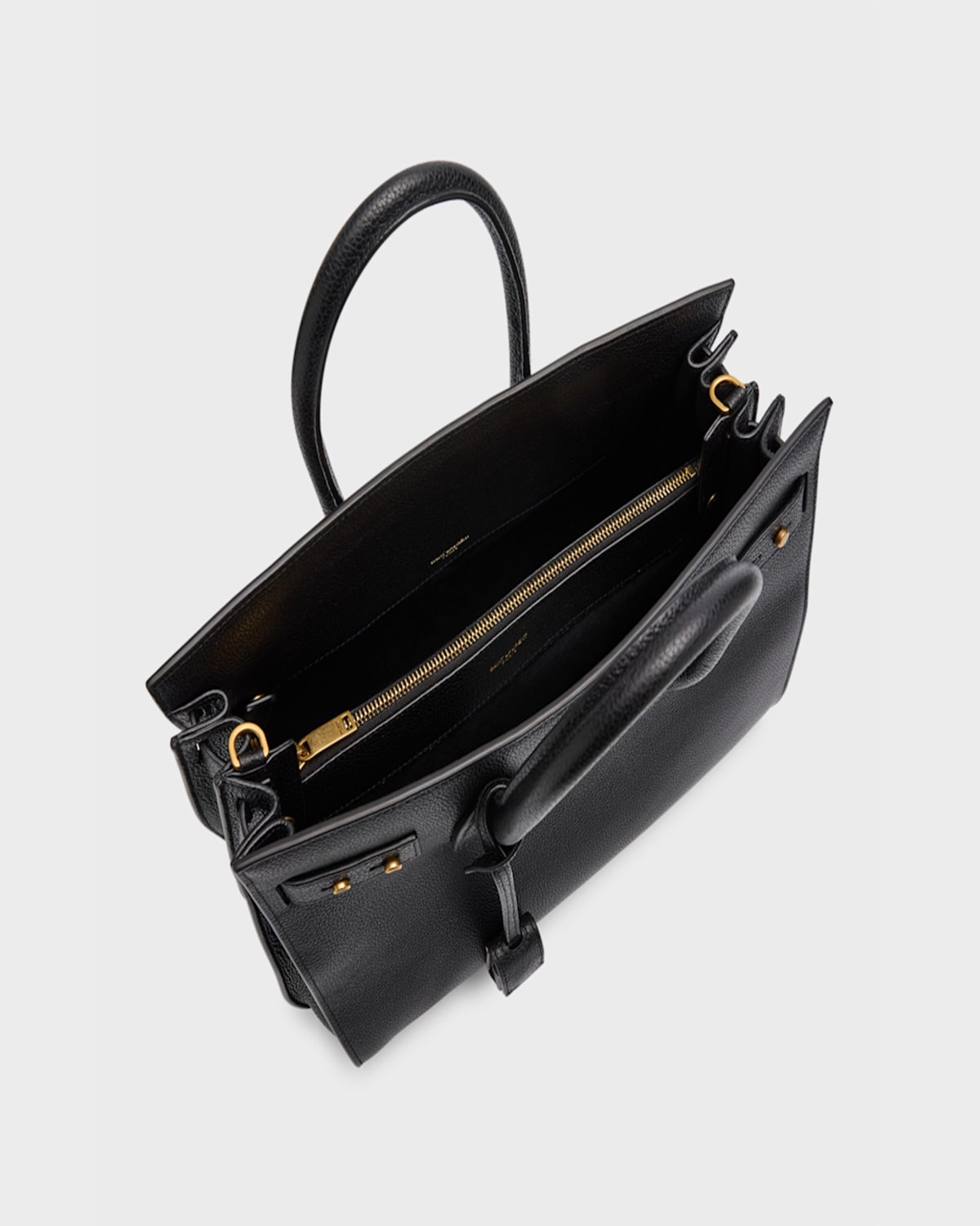 Saint Laurent Sac De Jour Small Leather Top-handle Bag In Arabica
