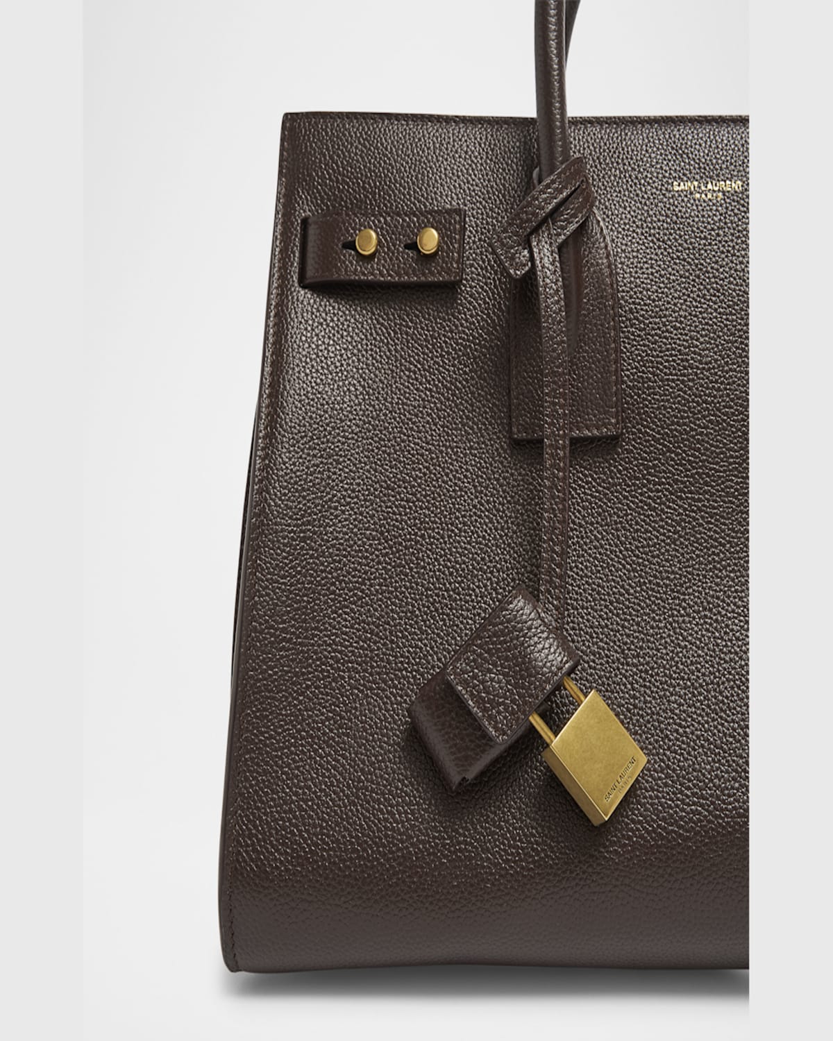 Saint Laurent Sac De Jour Small Leather Top-handle Bag In Arabica