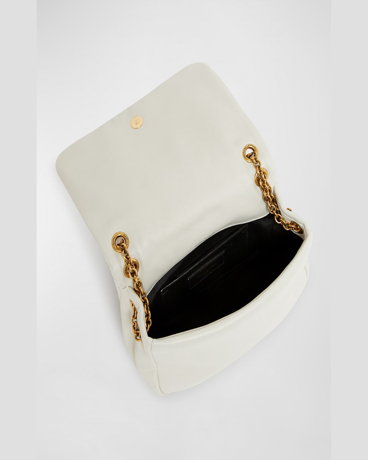 Saint Laurent Jamie 4.3 Mini Patchwork Leather Shoulder Bag In Crema Soft
