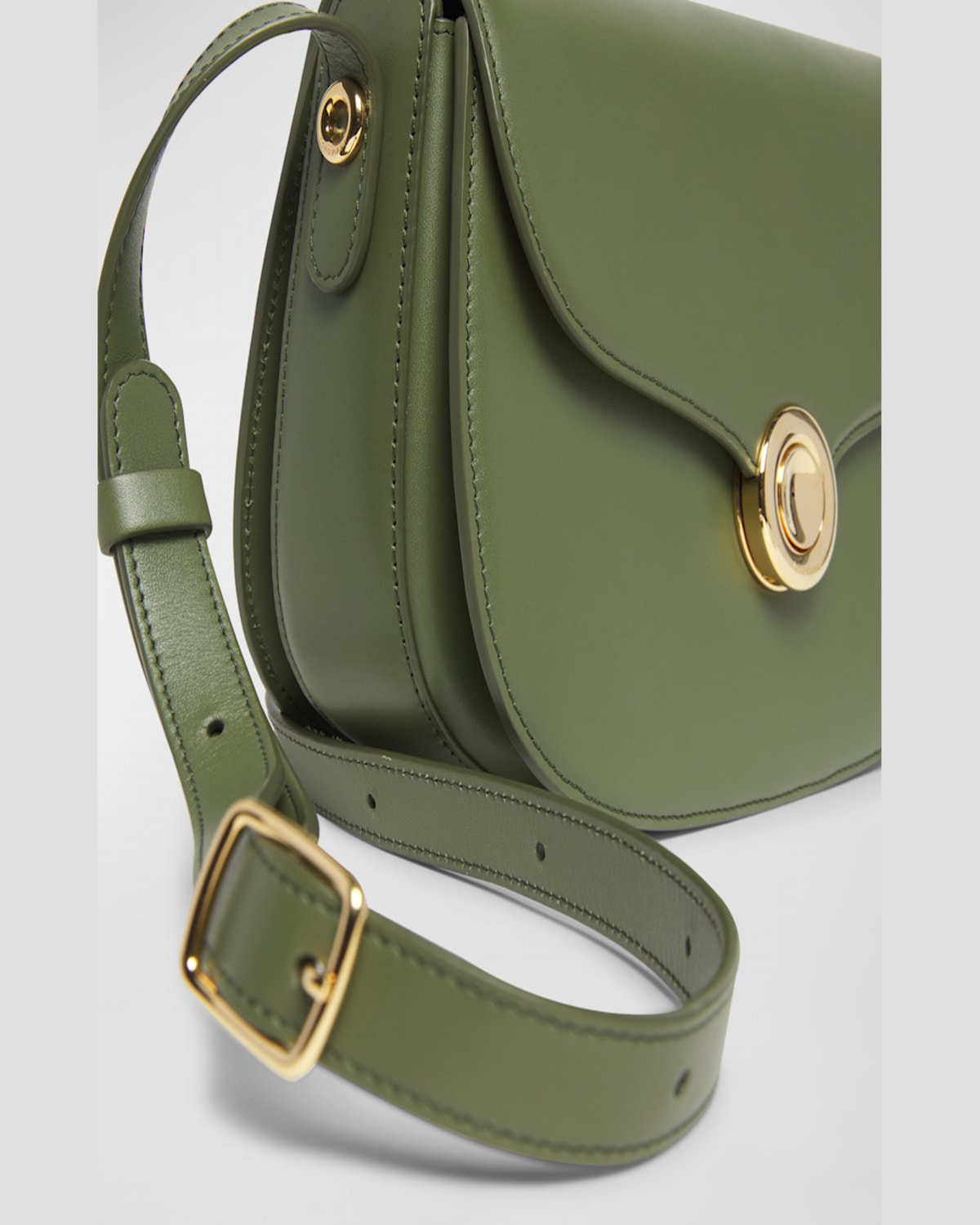 Loro Piana Ghiera Small Leather Crossbody Bag In Sunday Morning