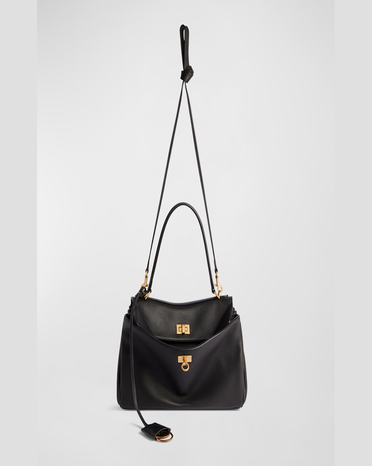 Balenciaga Rodeo Top Handle S In 2221 Espresso