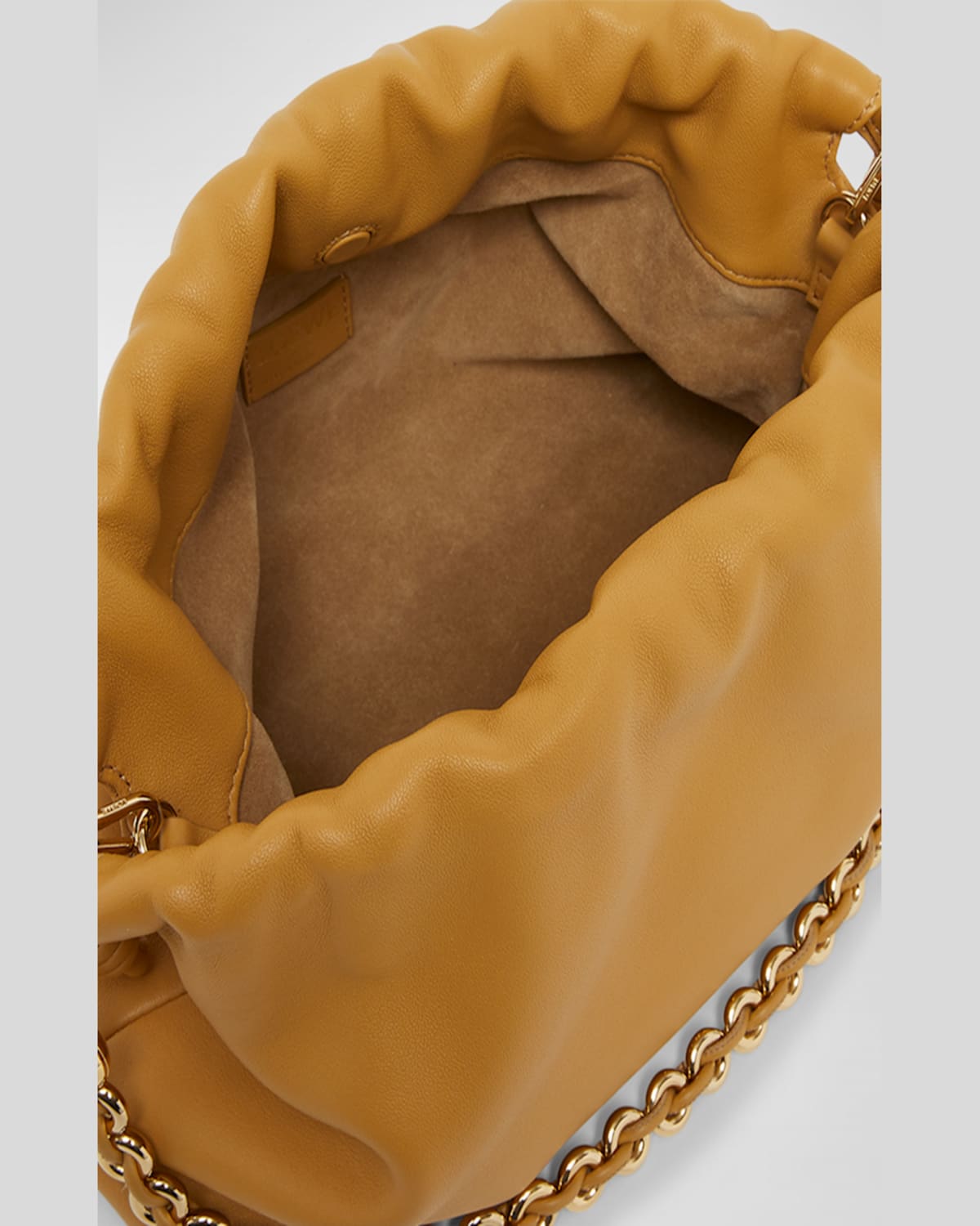 Shop Loewe Flamenco Small Crossbody Bag In Napa Leather With Detachable Chain In Sahara