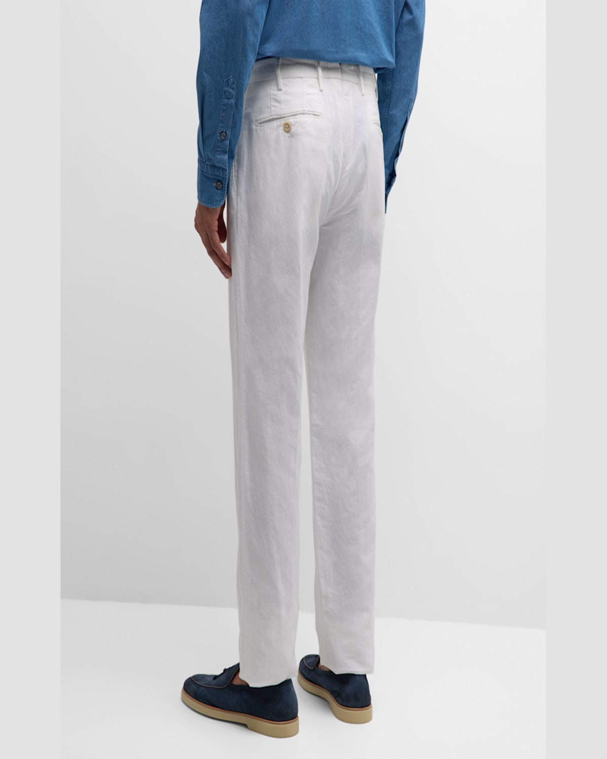 Incotex Men's Chinolino Trousers In Dark Blue