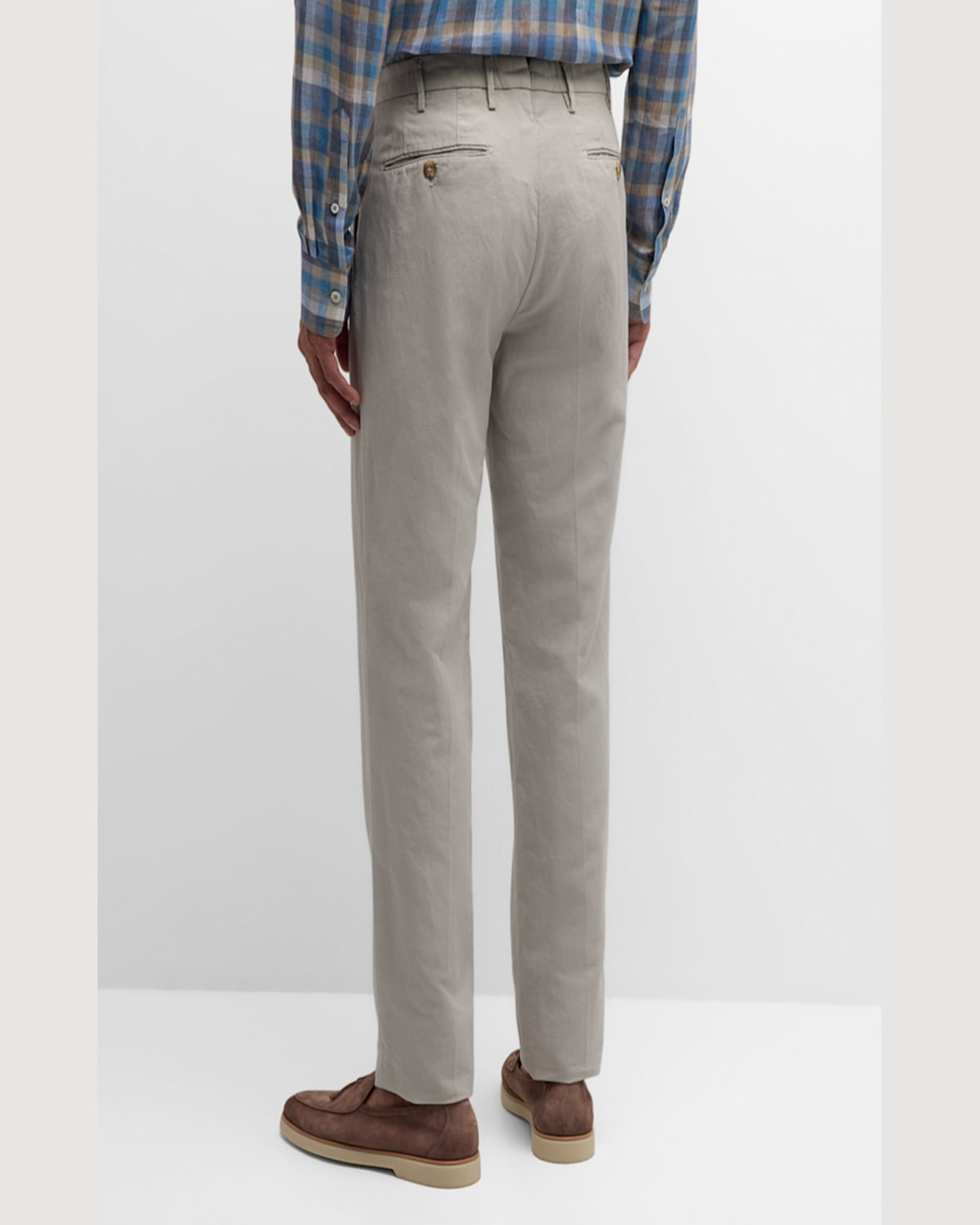 Incotex Men's Chinolino Trousers In Dark Blue
