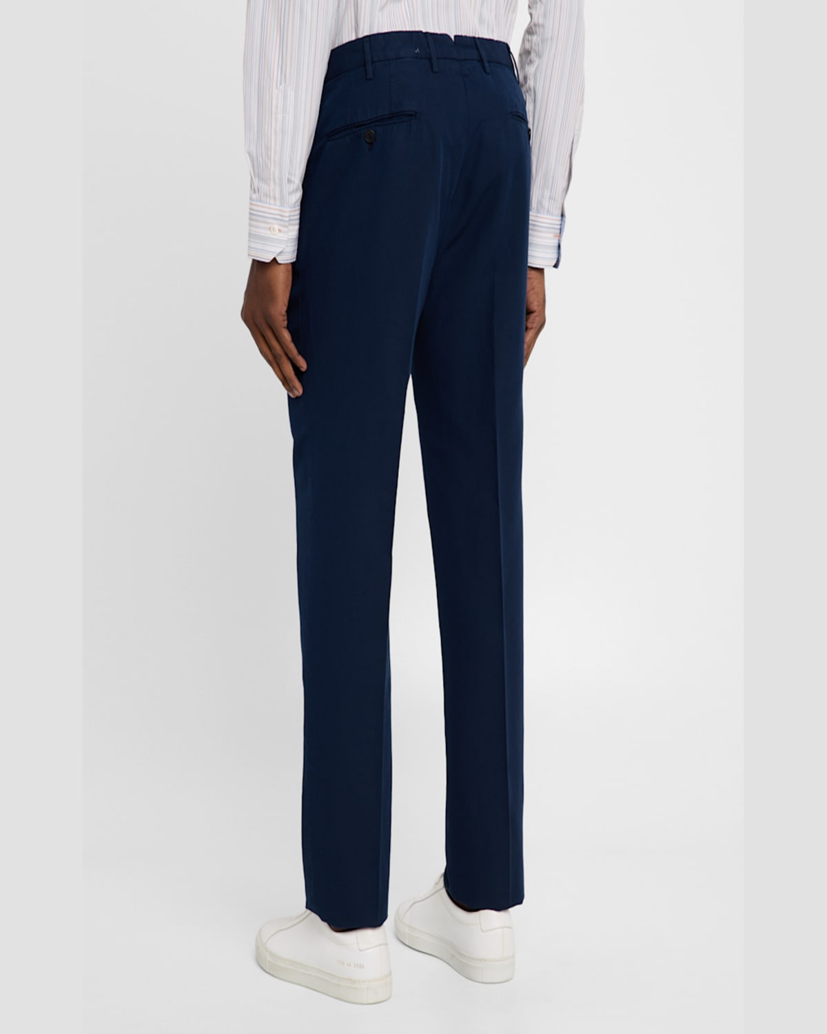 Incotex Men's Chinolino Trousers In Dark Blue