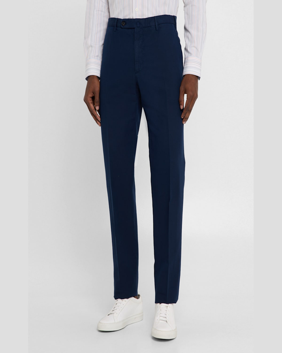 Incotex Men's Chinolino Trousers In Dark Blue