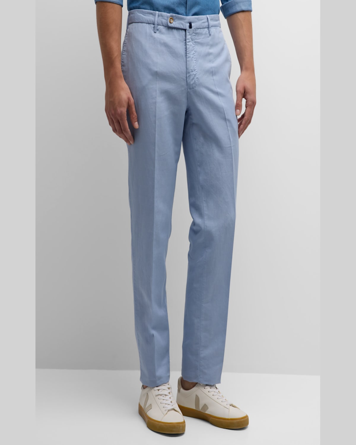 Incotex Men's Chinolino Trousers In Dark Blue