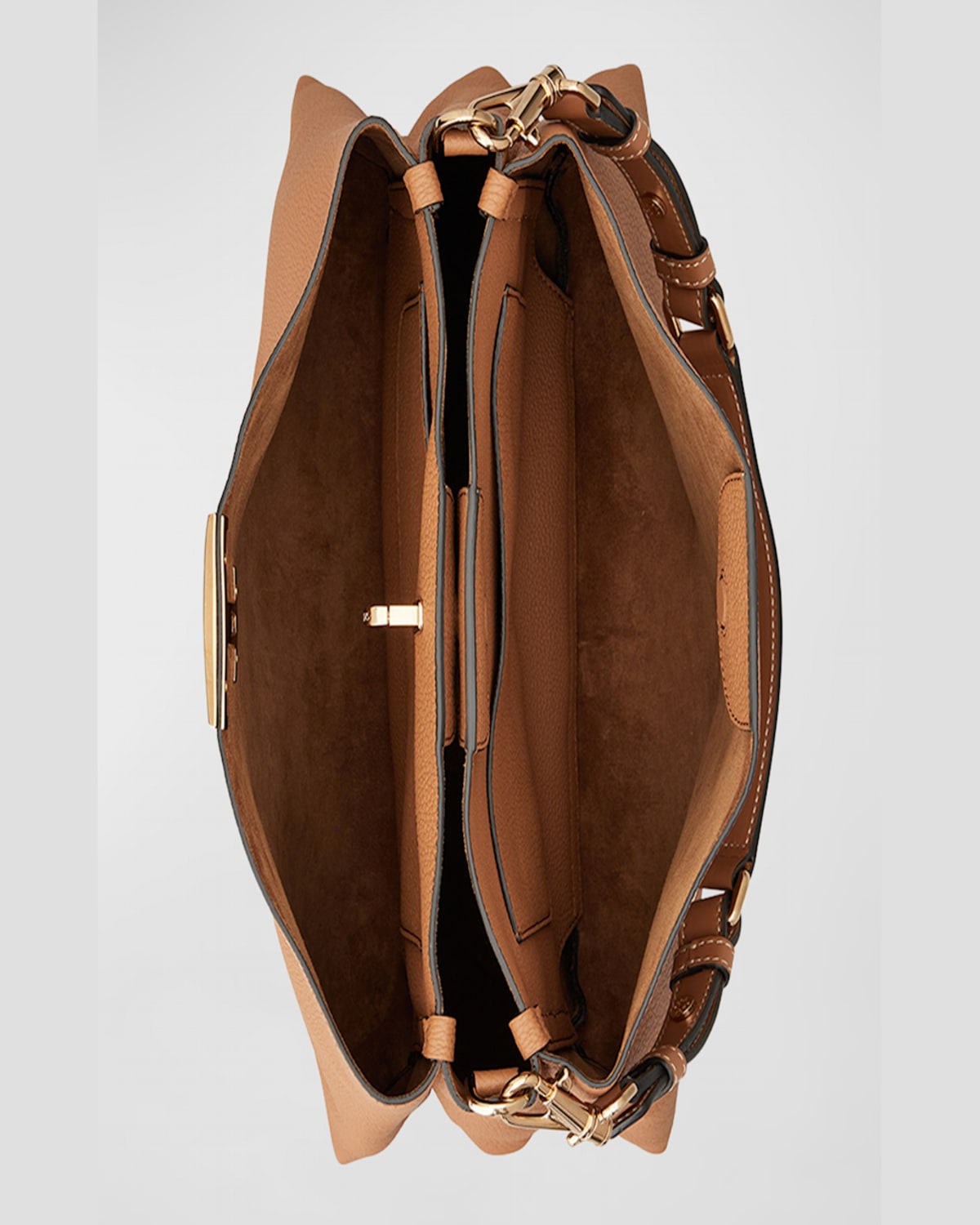 Tod's Medium T Timeless Shoulder Bag In Kenia Scuro