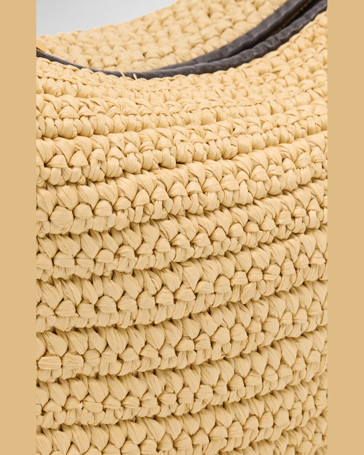 Bottega Veneta Mini Wallace Top-handle Bag In Natural/gold