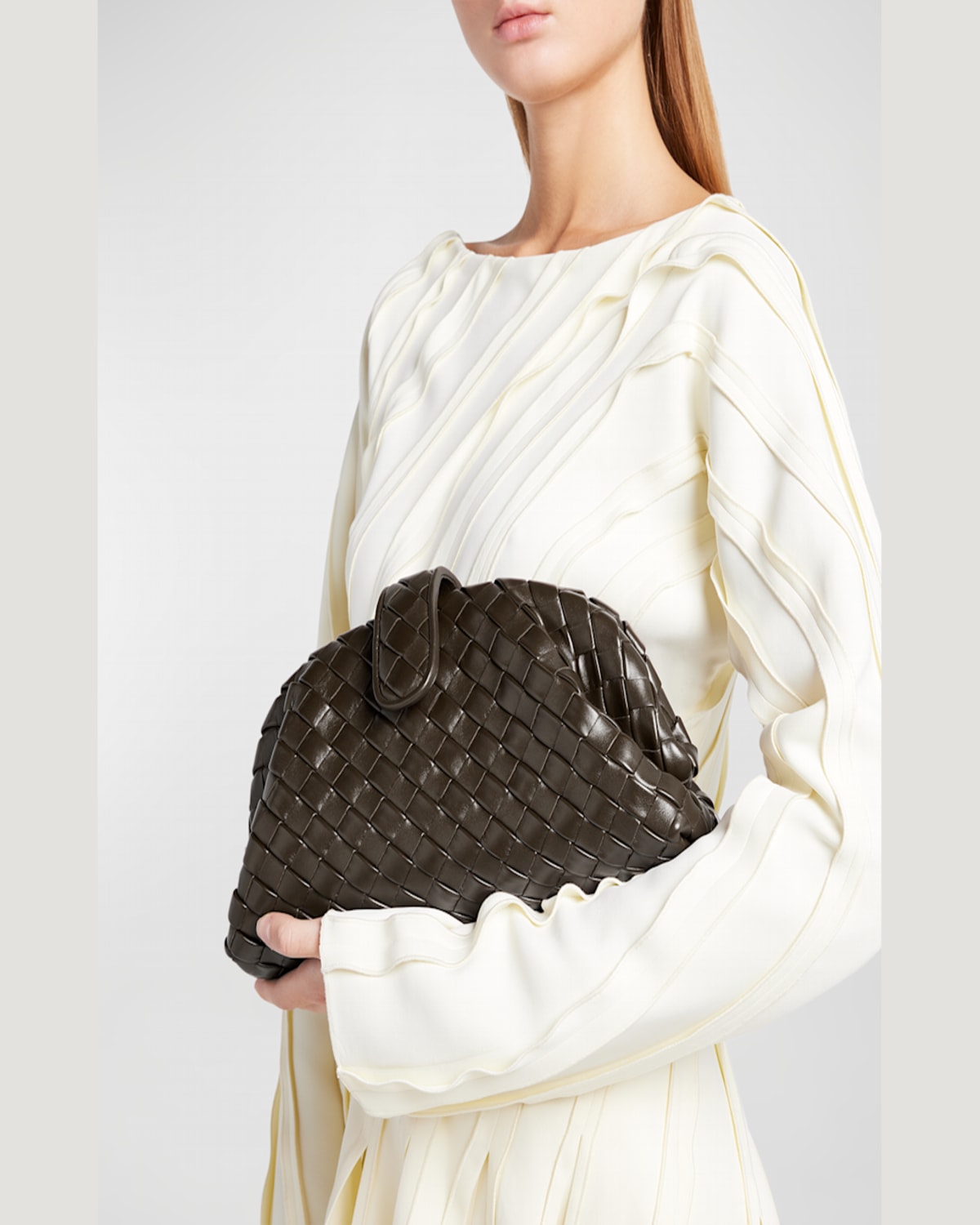 Bottega Veneta Teen Lauren 1980 Bag With Chain In Orange