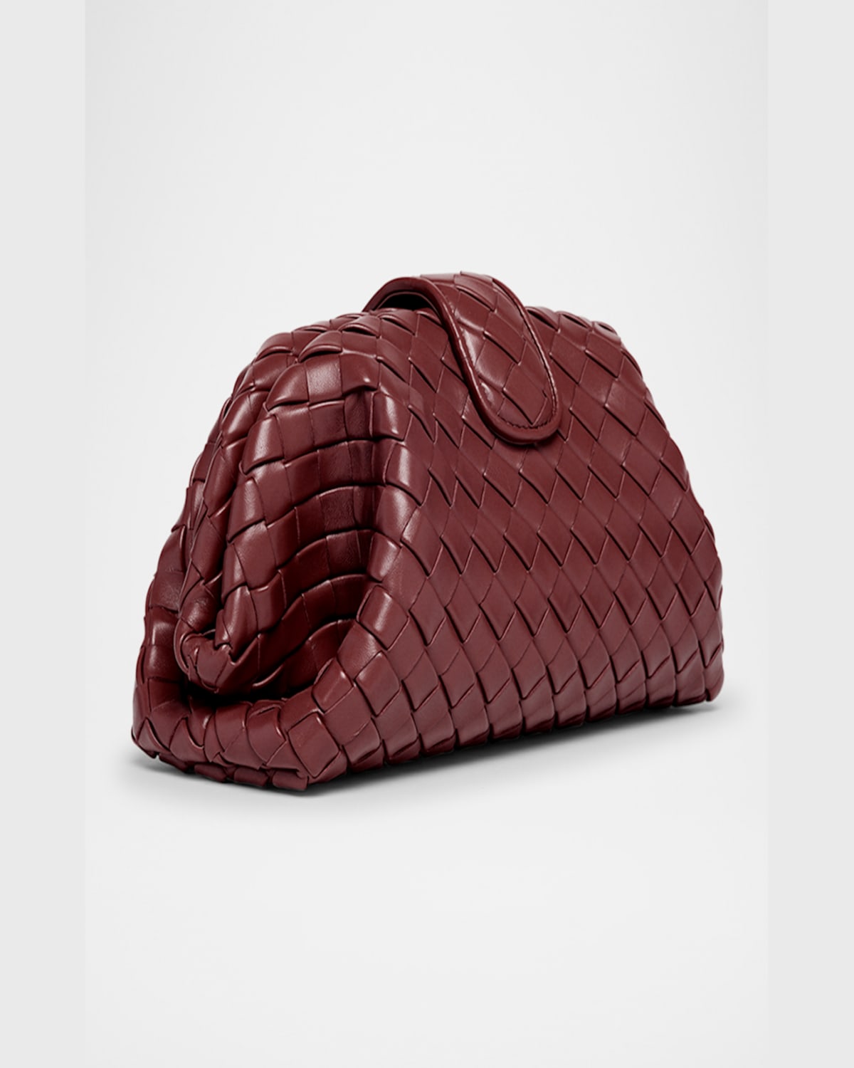 Bottega Veneta Teen Lauren 1980 Bag With Chain In Madder Brown