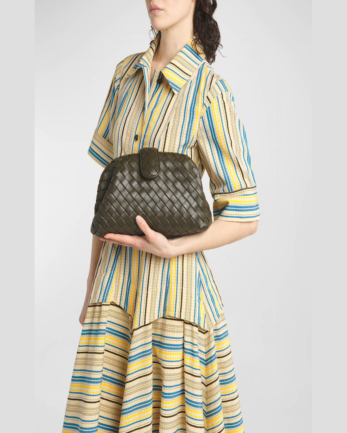 Bottega Veneta Teen Lauren 1980 Bag With Chain In Madder Brown