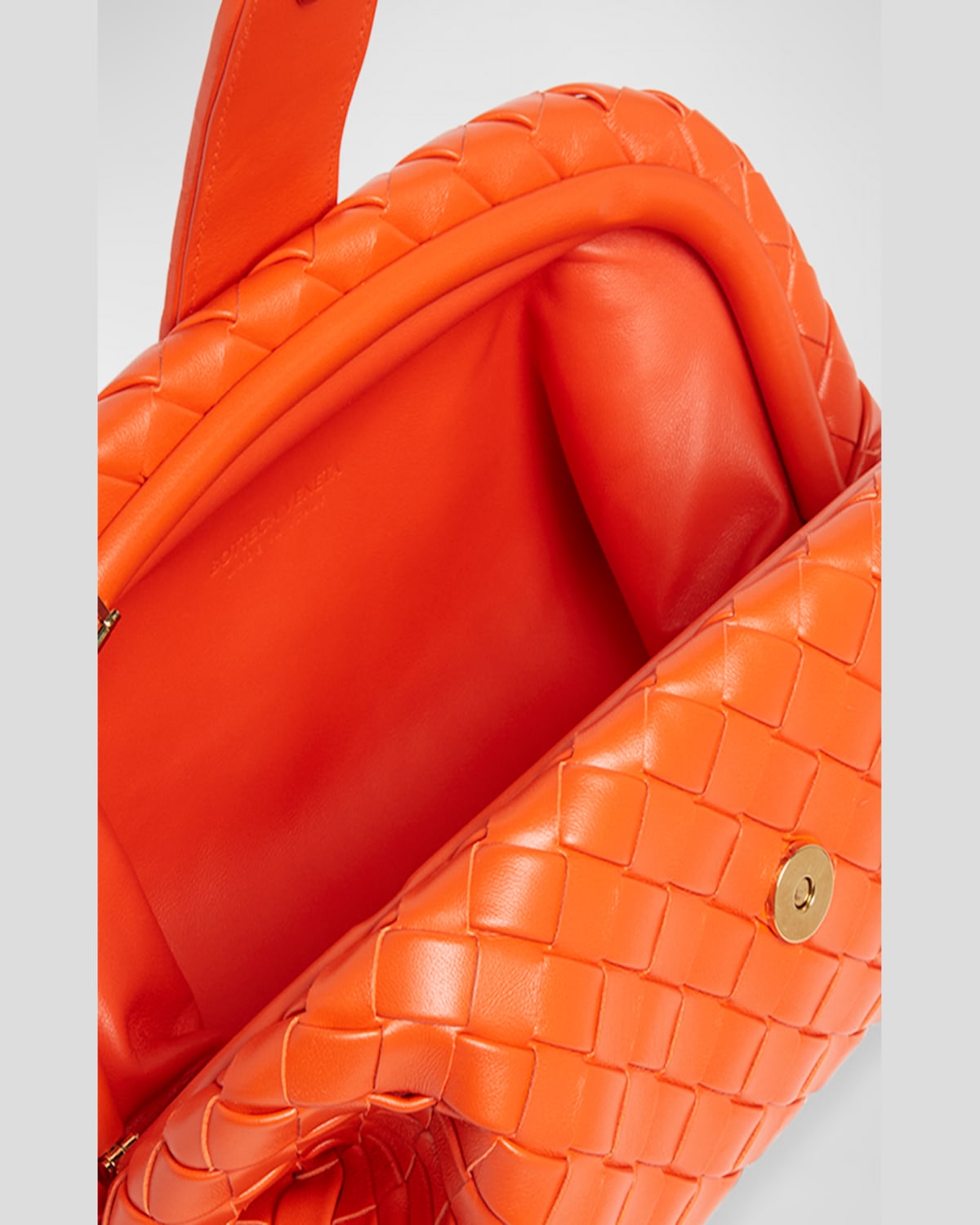 Bottega Veneta Teen Lauren 1980 Bag With Chain In Orange