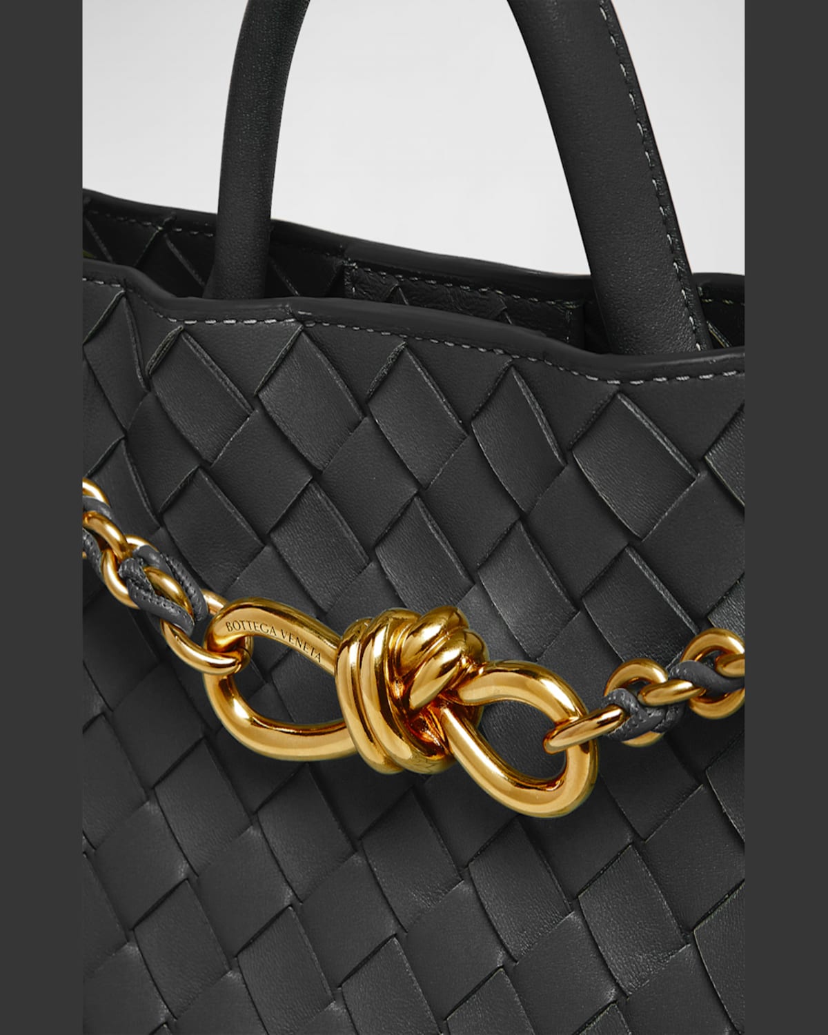 BOTTEGA VENETA SMALL ANDIAMO SHOULDER BAG WITH CHAIN STRAP