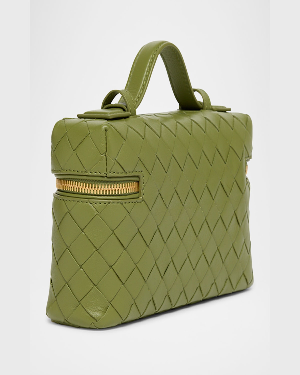 Bottega Veneta Bang Bang Vanity Case In Matcha