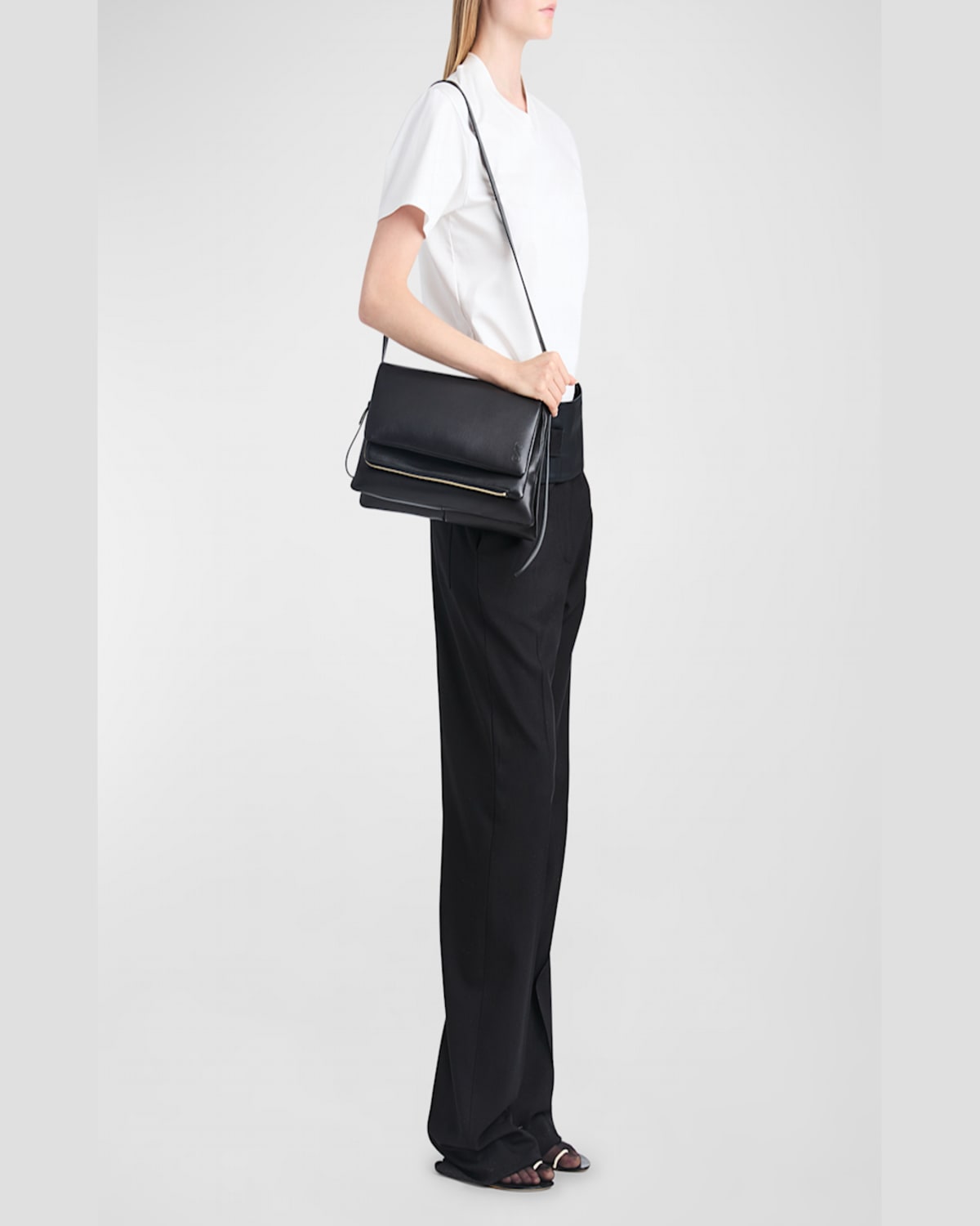 PROENZA SCHOULER CITY SMALL NAPA LEATHER SHOULDER BAG 