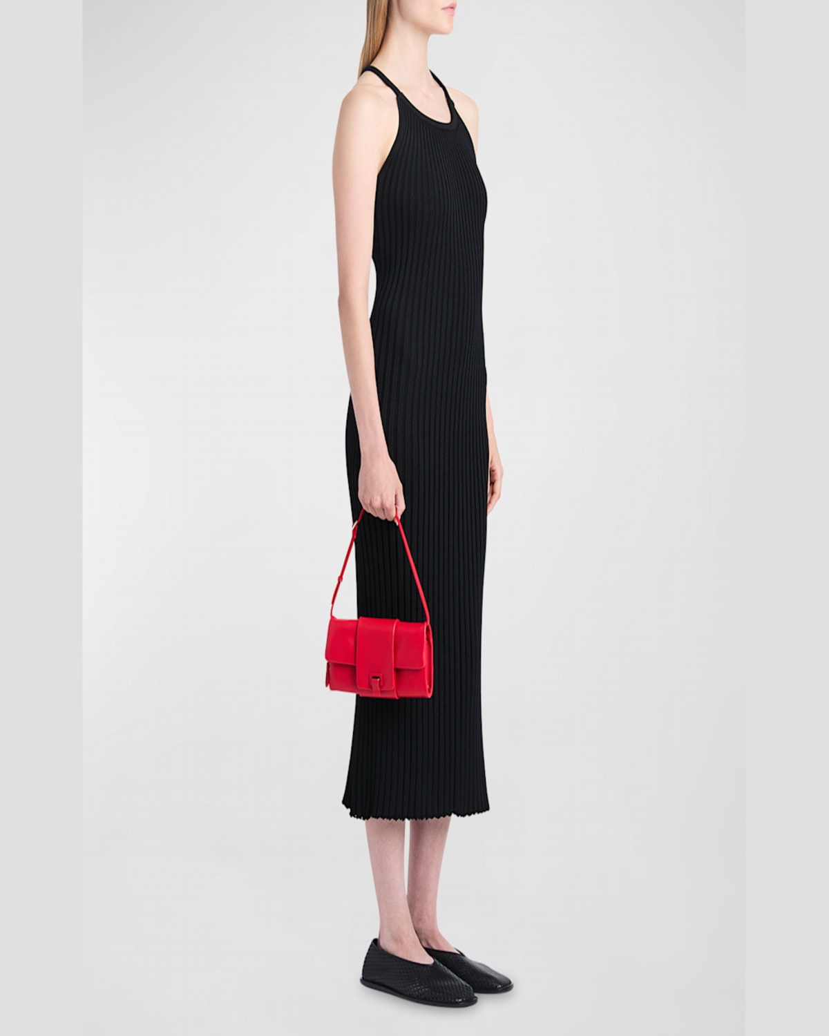 Shop Proenza Schouler Flip Napa Leather Shoulder Bag In Red