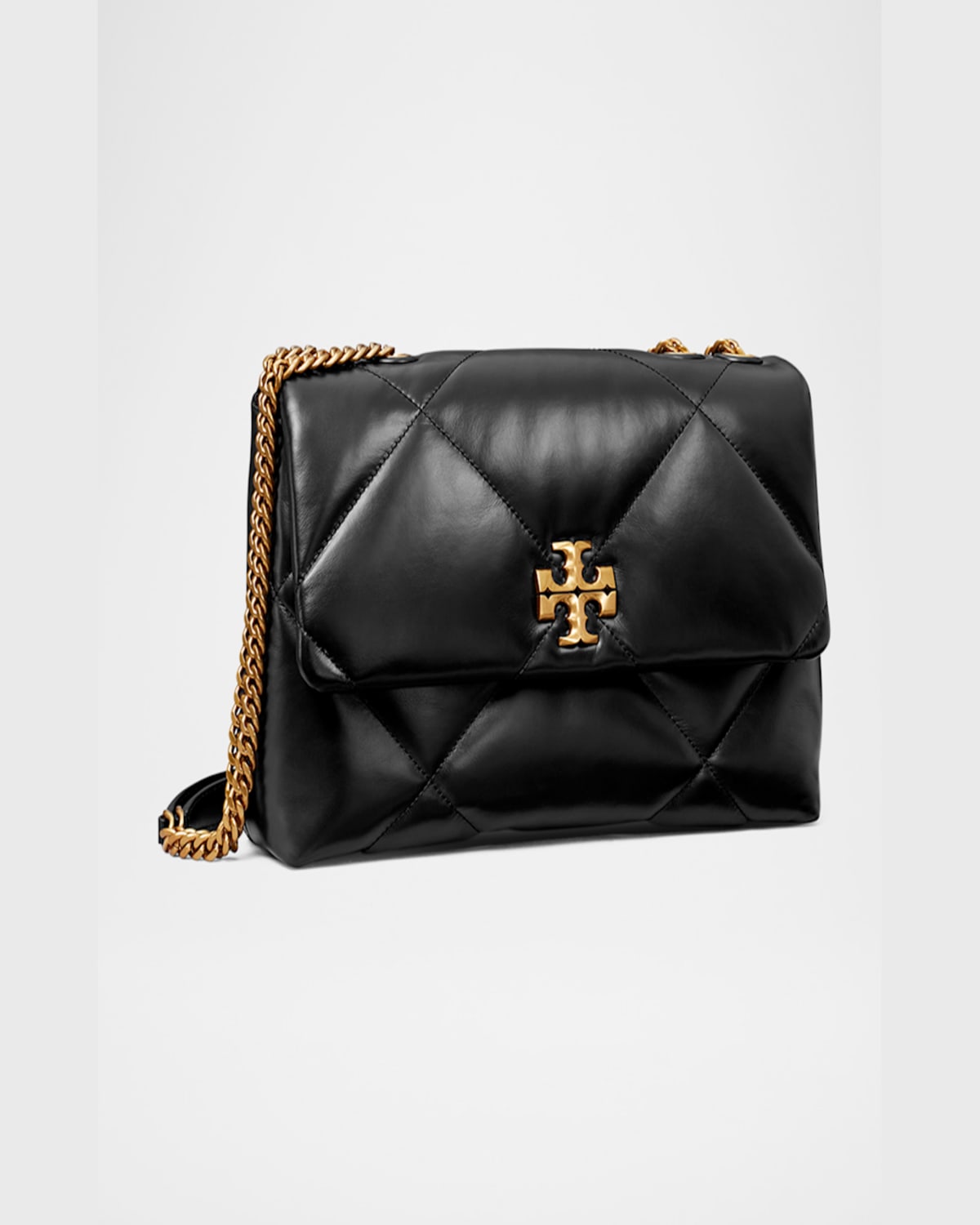 Tory Burch Quilted Chain Strap Top Handle Shoulder Bag In Taupe Oak