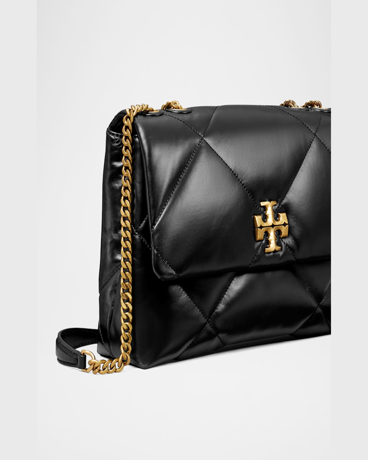 Tory Burch Quilted Chain Strap Top Handle Shoulder Bag In Taupe Oak