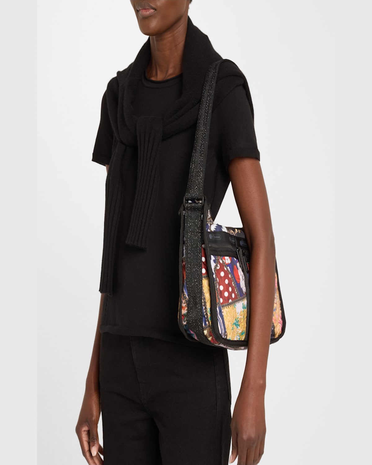 Libertine X Lesportsac Deluxe Everyday Shoulder Bag In Ll Hotchpotch Deluxe
