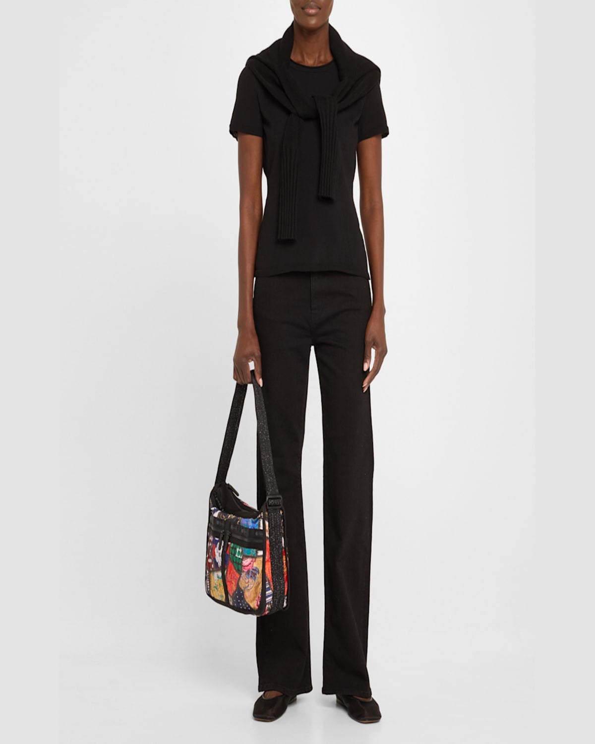 Libertine X Lesportsac Deluxe Everyday Shoulder Bag In Ll Hotchpotch Deluxe