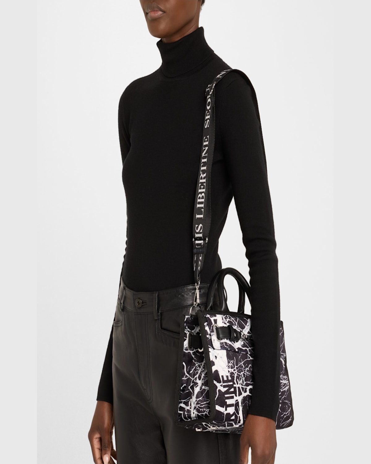 Libertine X Lesportsac Johnny Go Lightly Small Top-handle Bag In Ll Midnight Forest