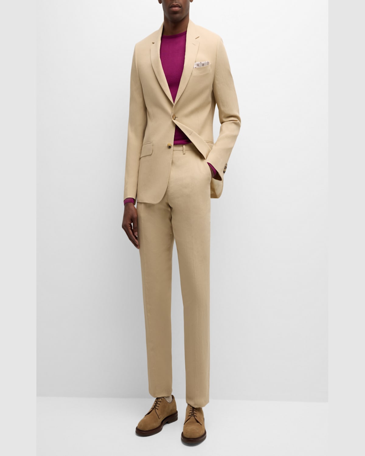 Shop Paul Smith Men's Soho-fit Linen Sport Coat In Sage
