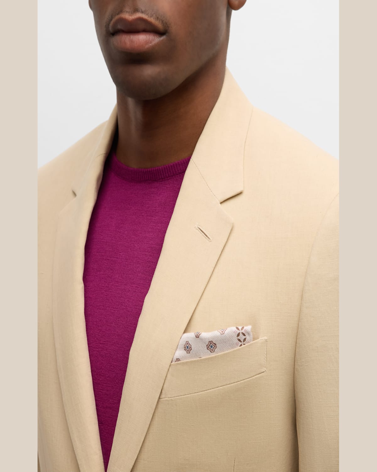 PAUL SMITH MEN'S SOHO-FIT LINEN SPORT COAT 