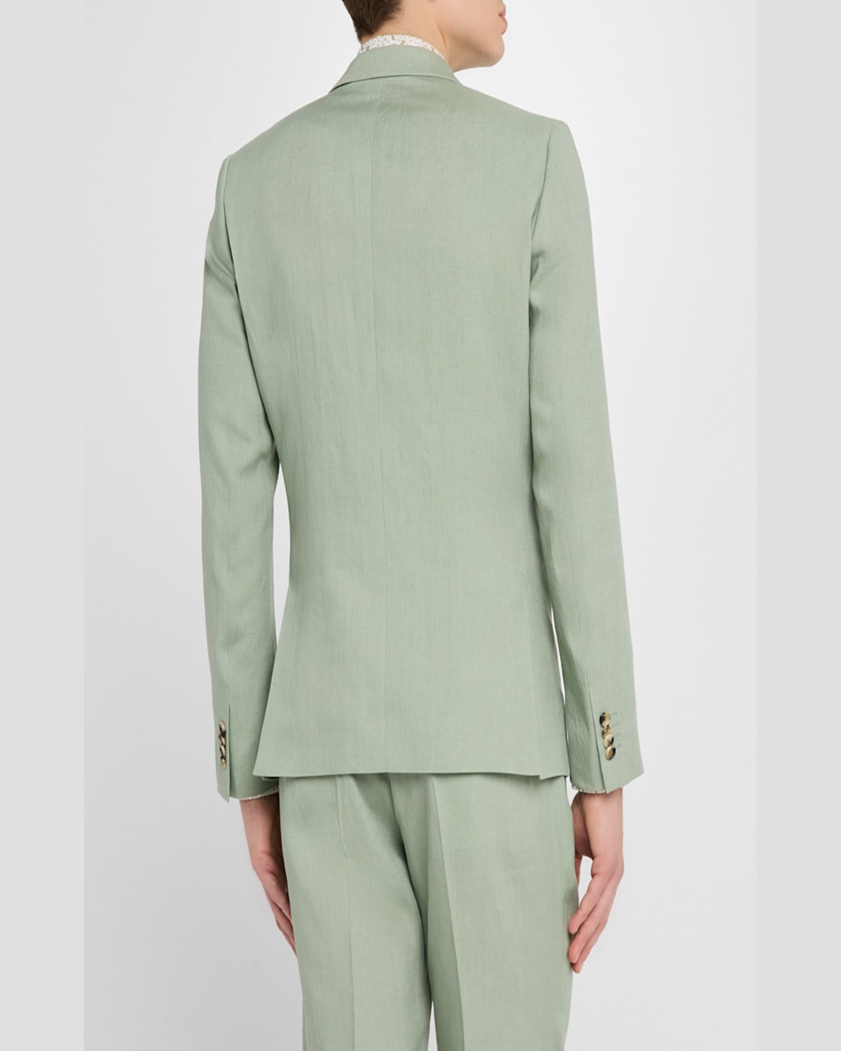 Shop Paul Smith Men's Soho-fit Linen Sport Coat In Sage