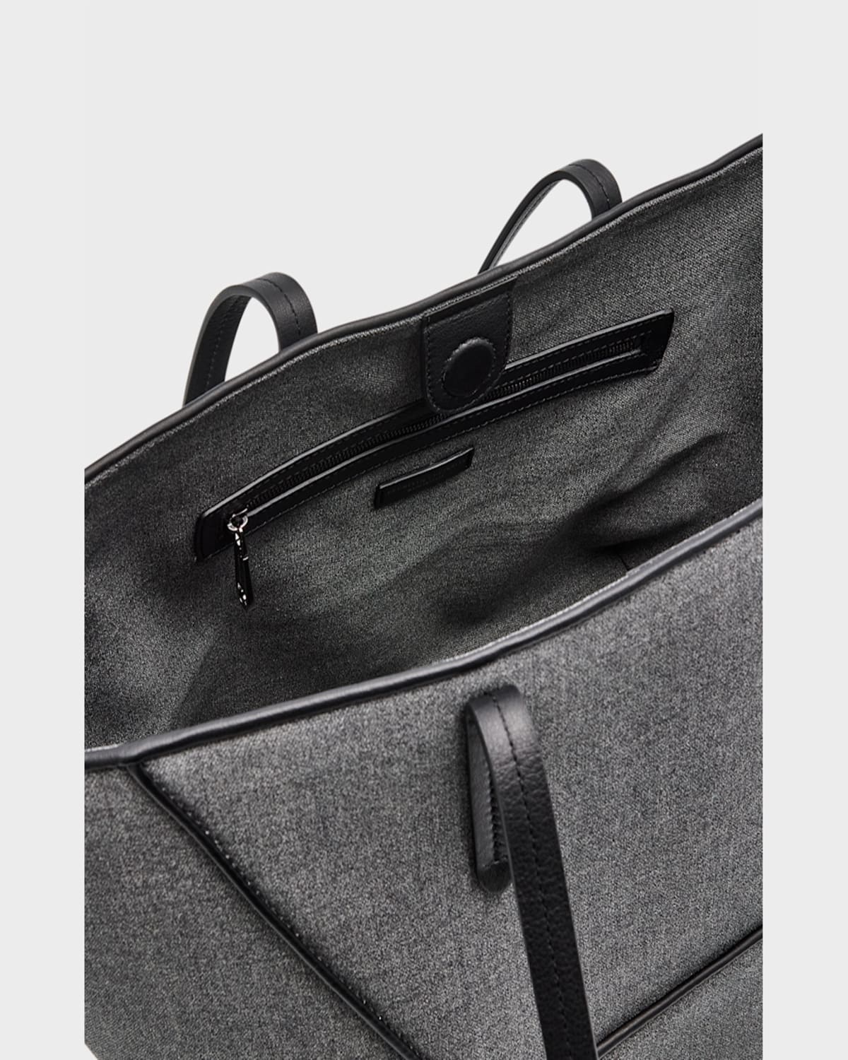 BRUNELLO CUCINELLI BC DUO MEDIUM SHOPPER WOOL TOTE BAG 