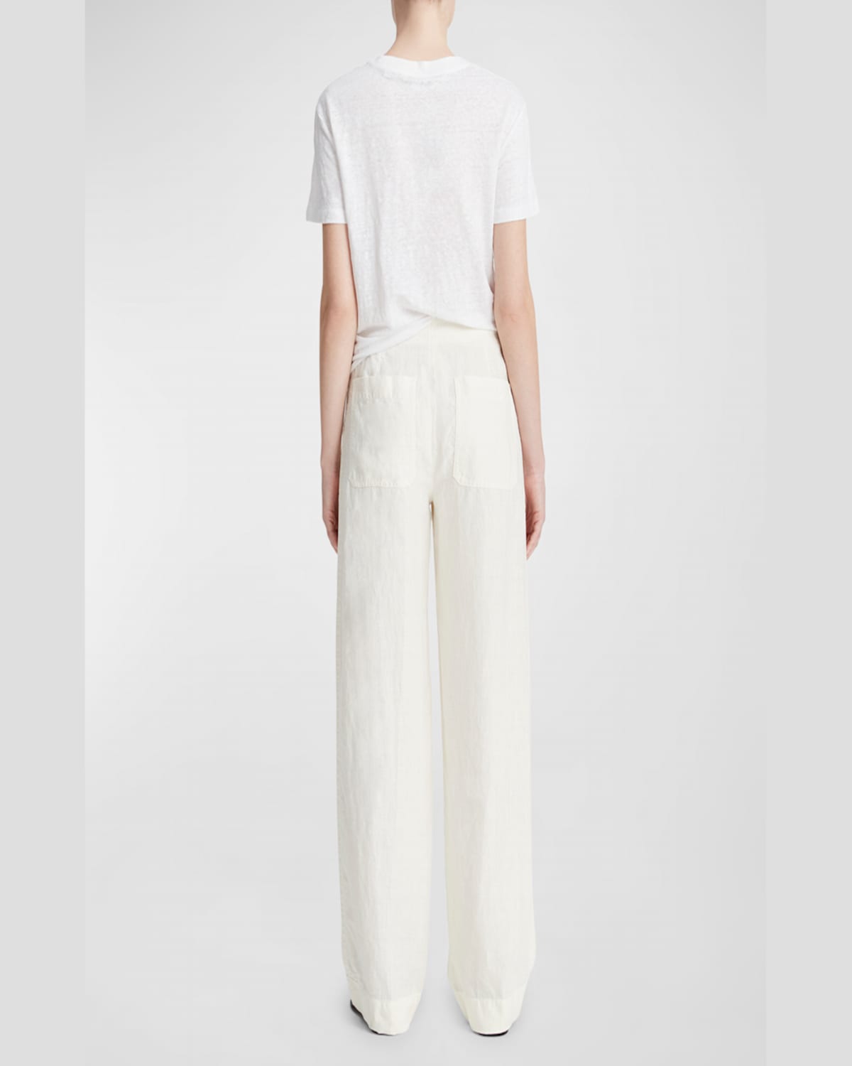 VINCE HEMP WIDE-LEG UTILITY PANTS 