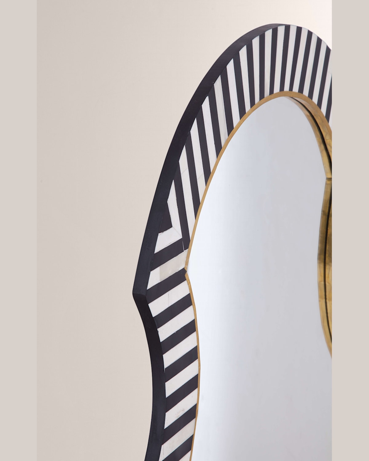 Shop Katherine Noble By Bmc Martens 60" Wall Mirror In Black