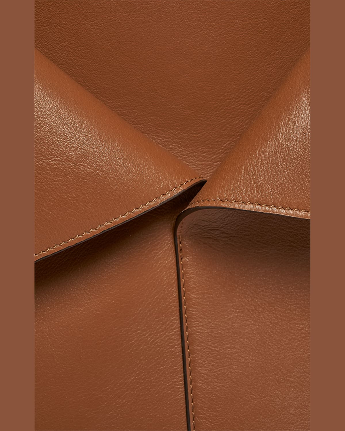 Shop Coperni Belt Flap Leather Shoulder Bag In Brown