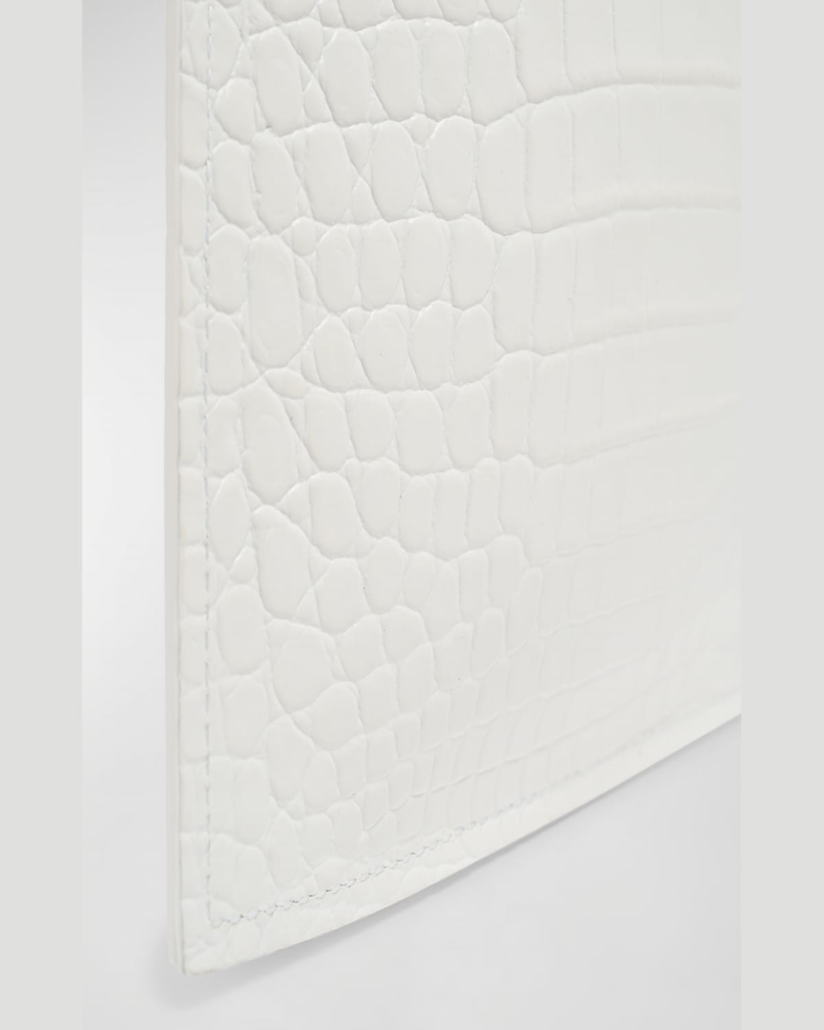 COPERNI MINI HEART CROC-EMBOSSED TOTE BAG 